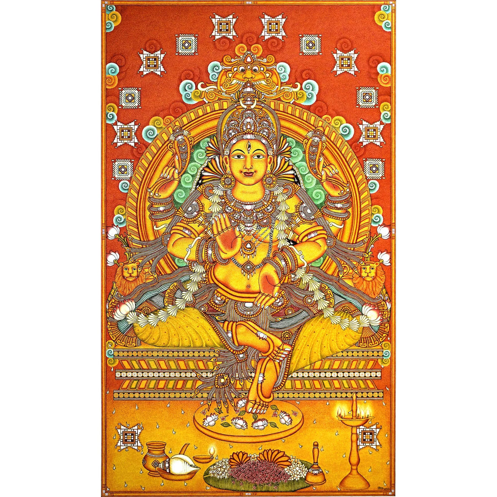 Kerala Mural - BHUVANESWARI