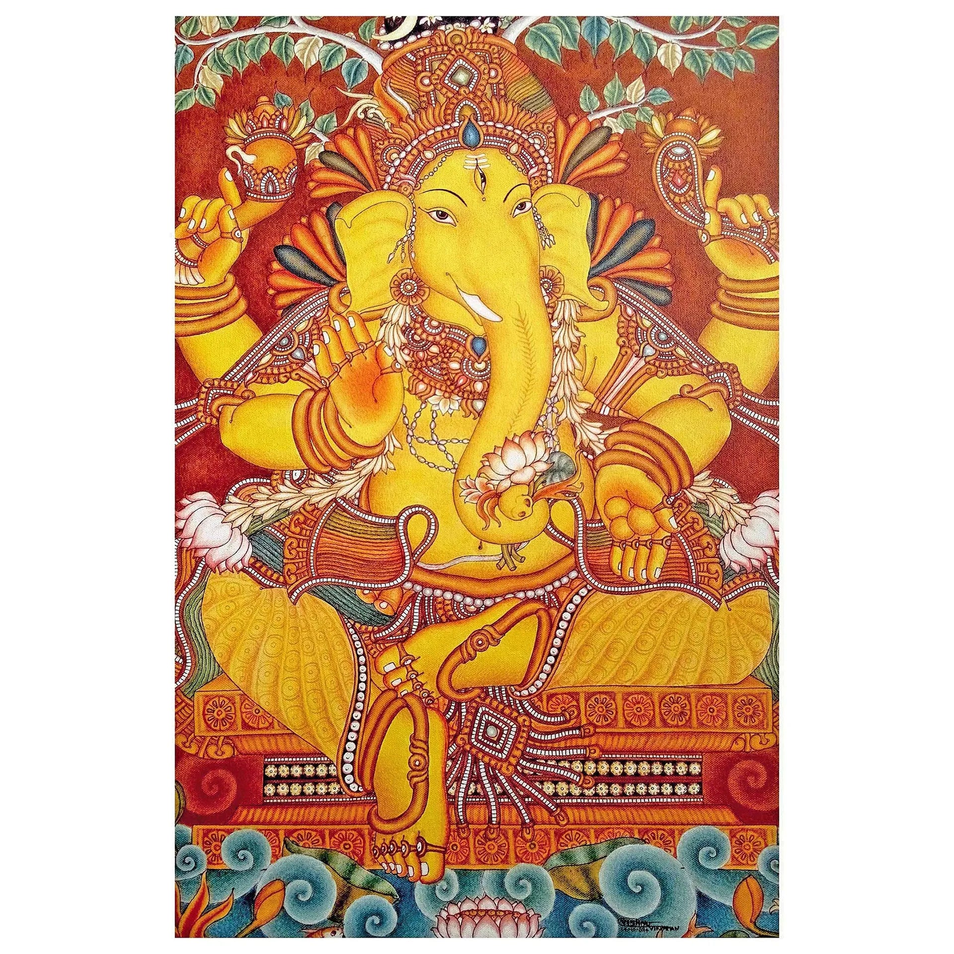 Kerala Mural - GANESHA