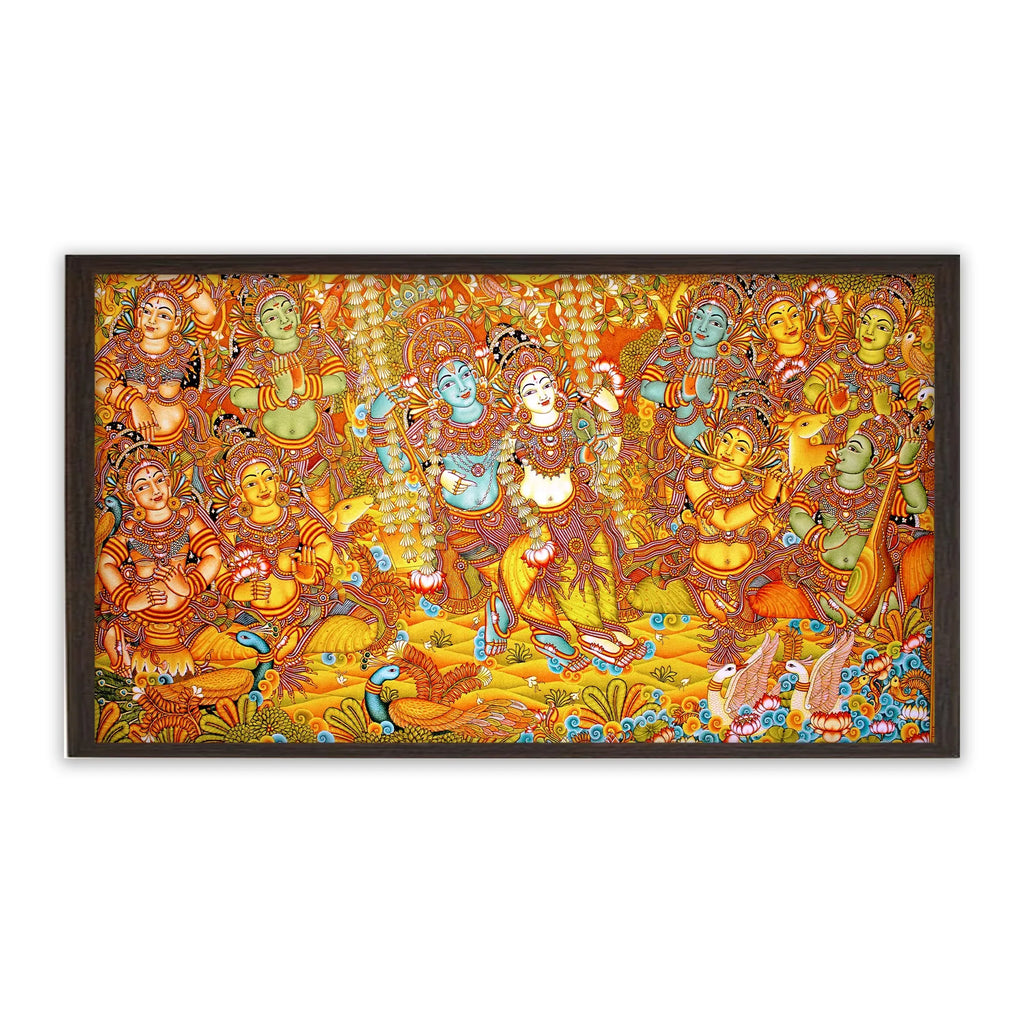 Kerala Mural - RASALEELA