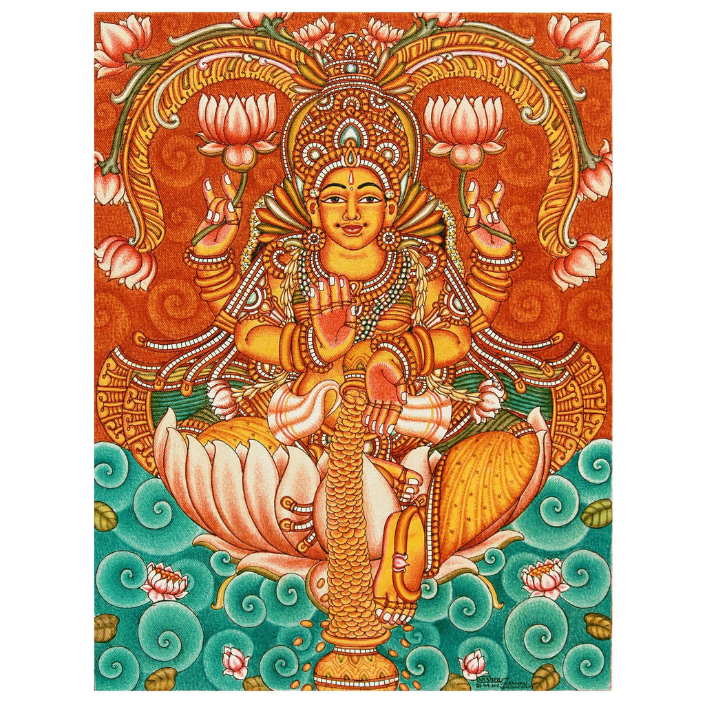 Kerala Mural - LAKSHMI DEVI