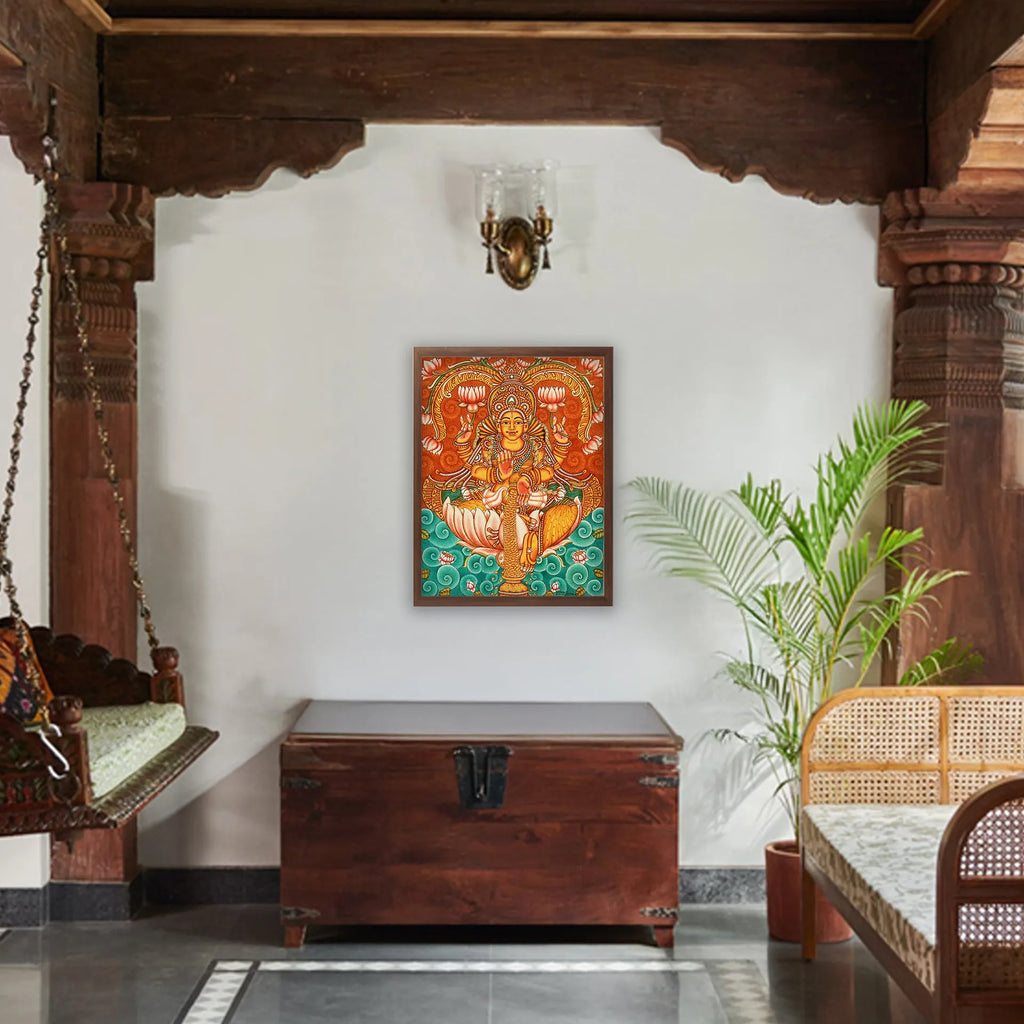 Kerala Mural - LAKSHMI DEVI