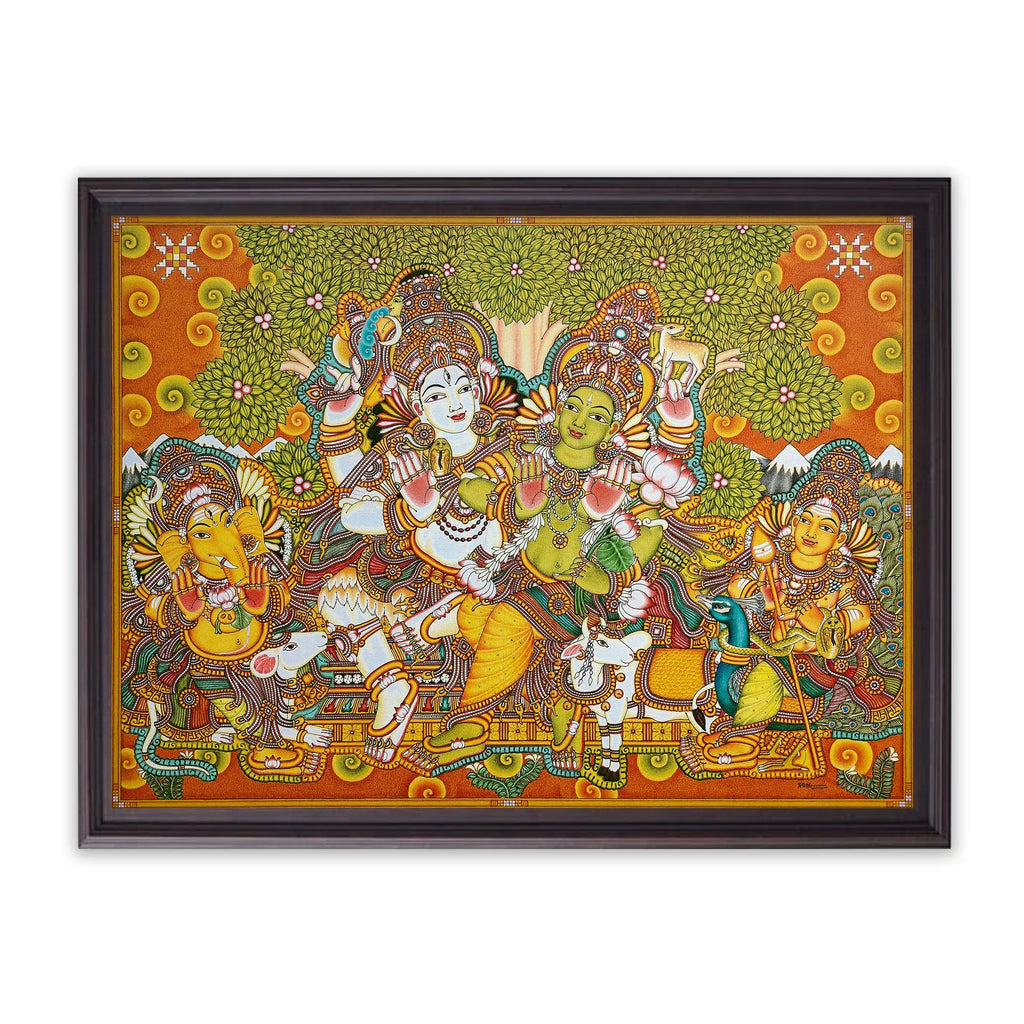 Kerala Mural - SHIVA KUDUMBAM