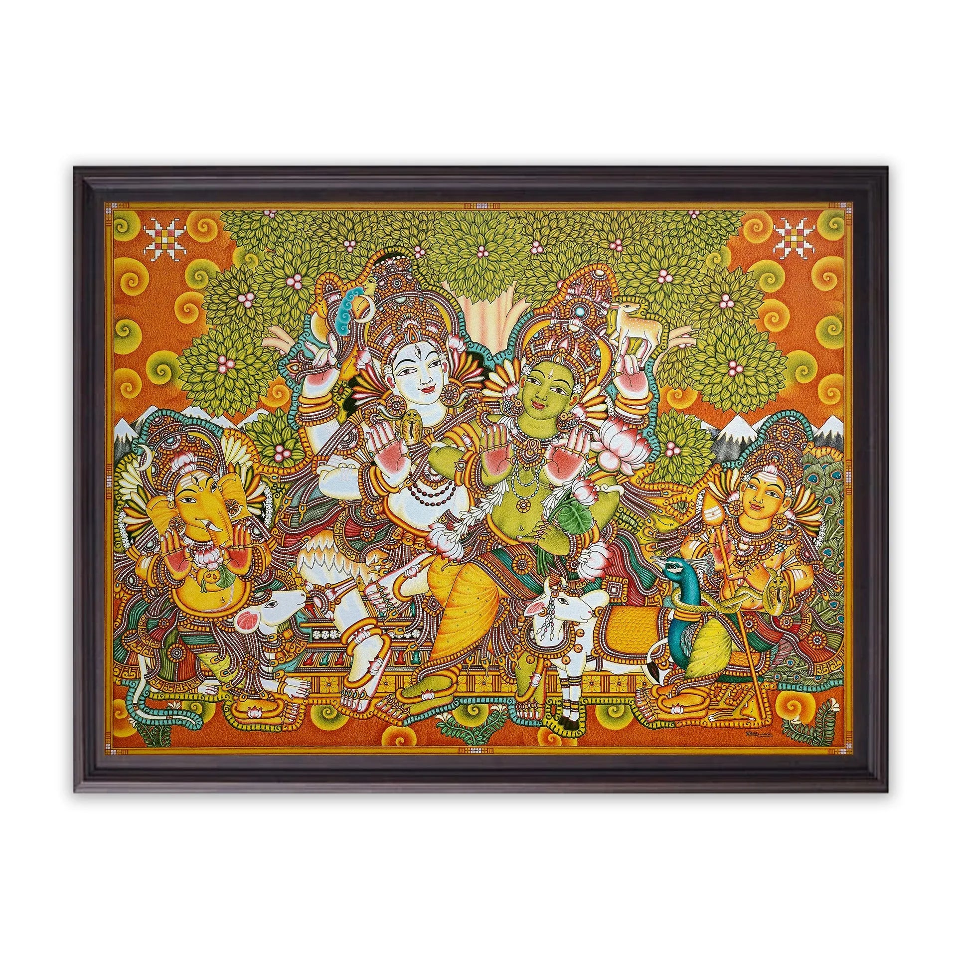 Kerala Mural - SHIVA KUDUMBAM