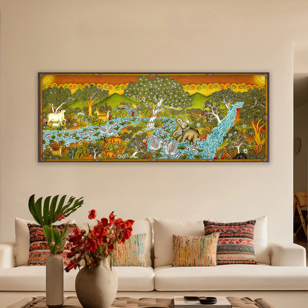 Kerala Mural - TREE OF LIFE