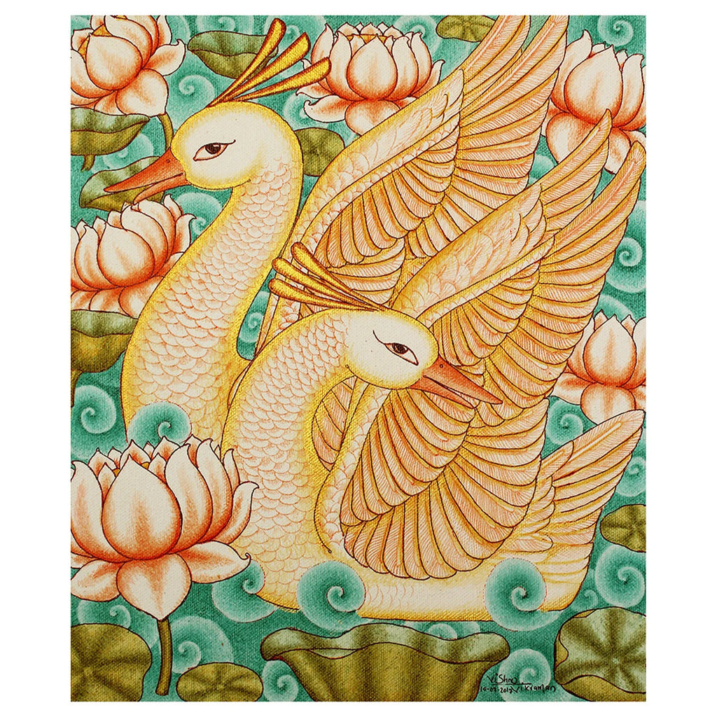 Kerala Mural - BIRDS SERIES