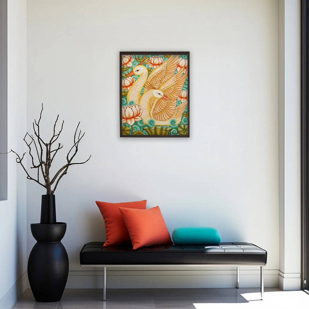 Kerala Mural - BIRDS SERIES