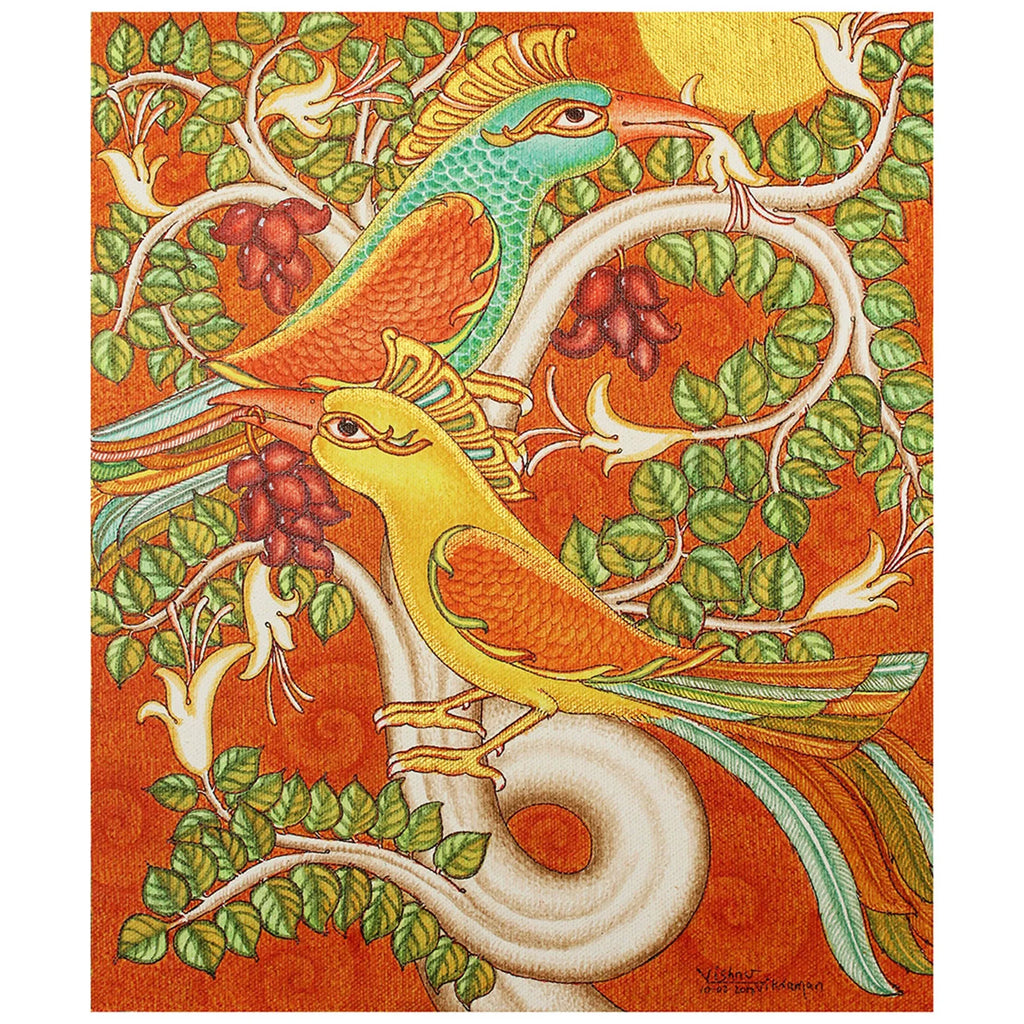 Kerala Mural - BIRDS SERIES