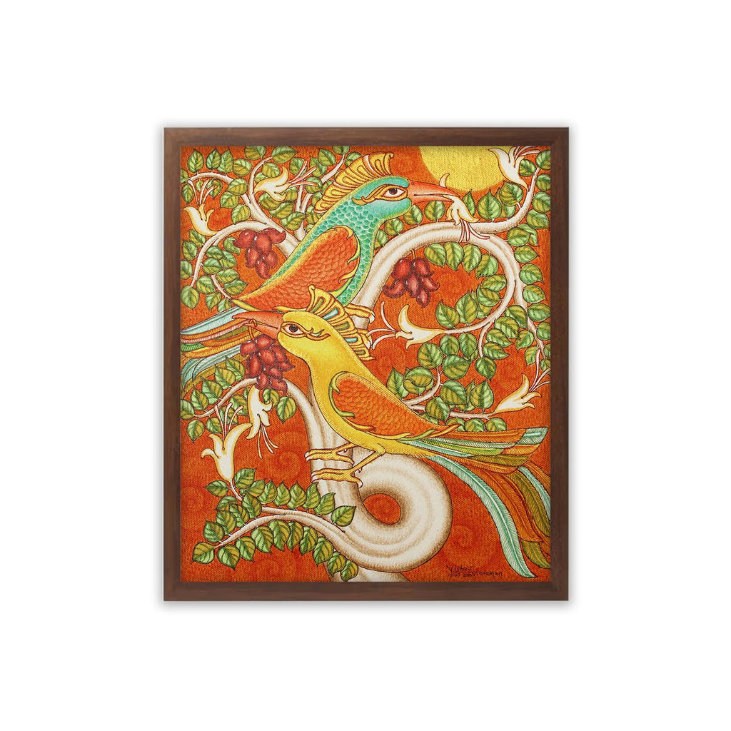Kerala Mural - BIRDS SERIES