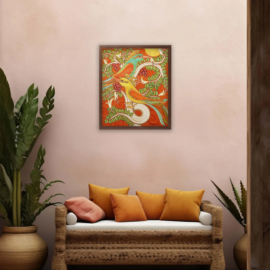 Kerala Mural - BIRDS SERIES