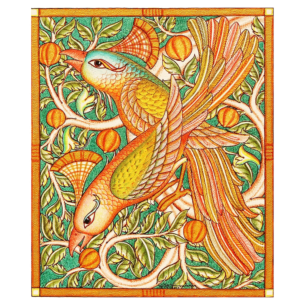 Kerala Mural - BIRDS SERIES