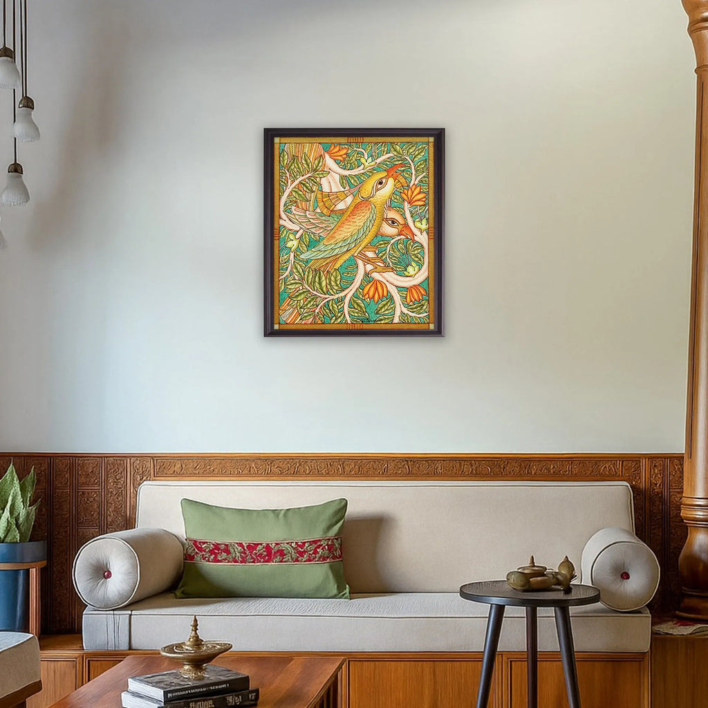 Kerala Mural - BIRDS SERIES