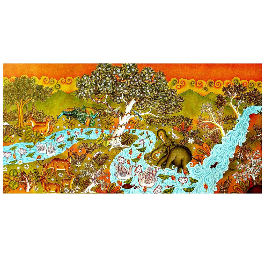 Kerala Mural - TREE OF LIFE