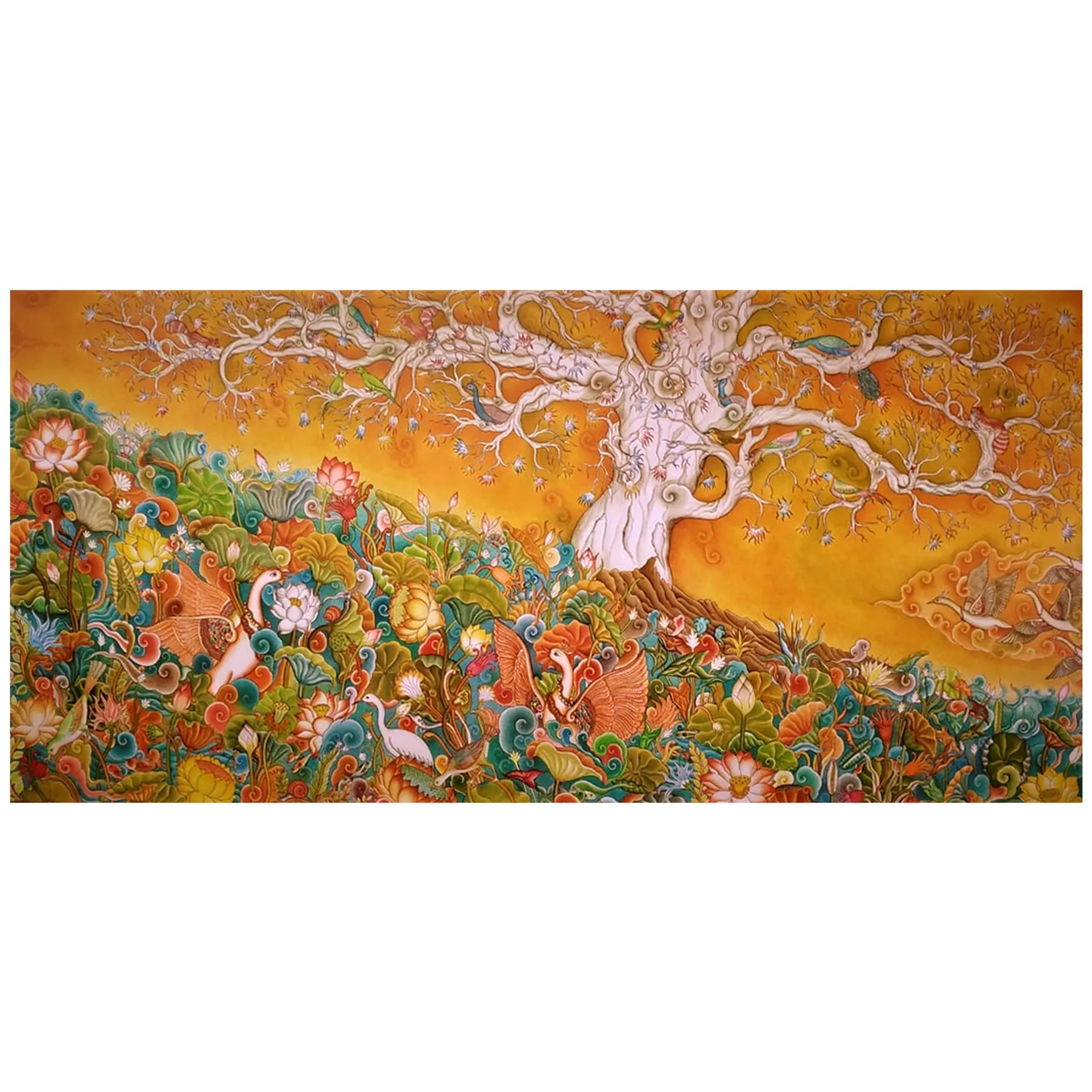 Kerala Mural - TREE OF LIFE