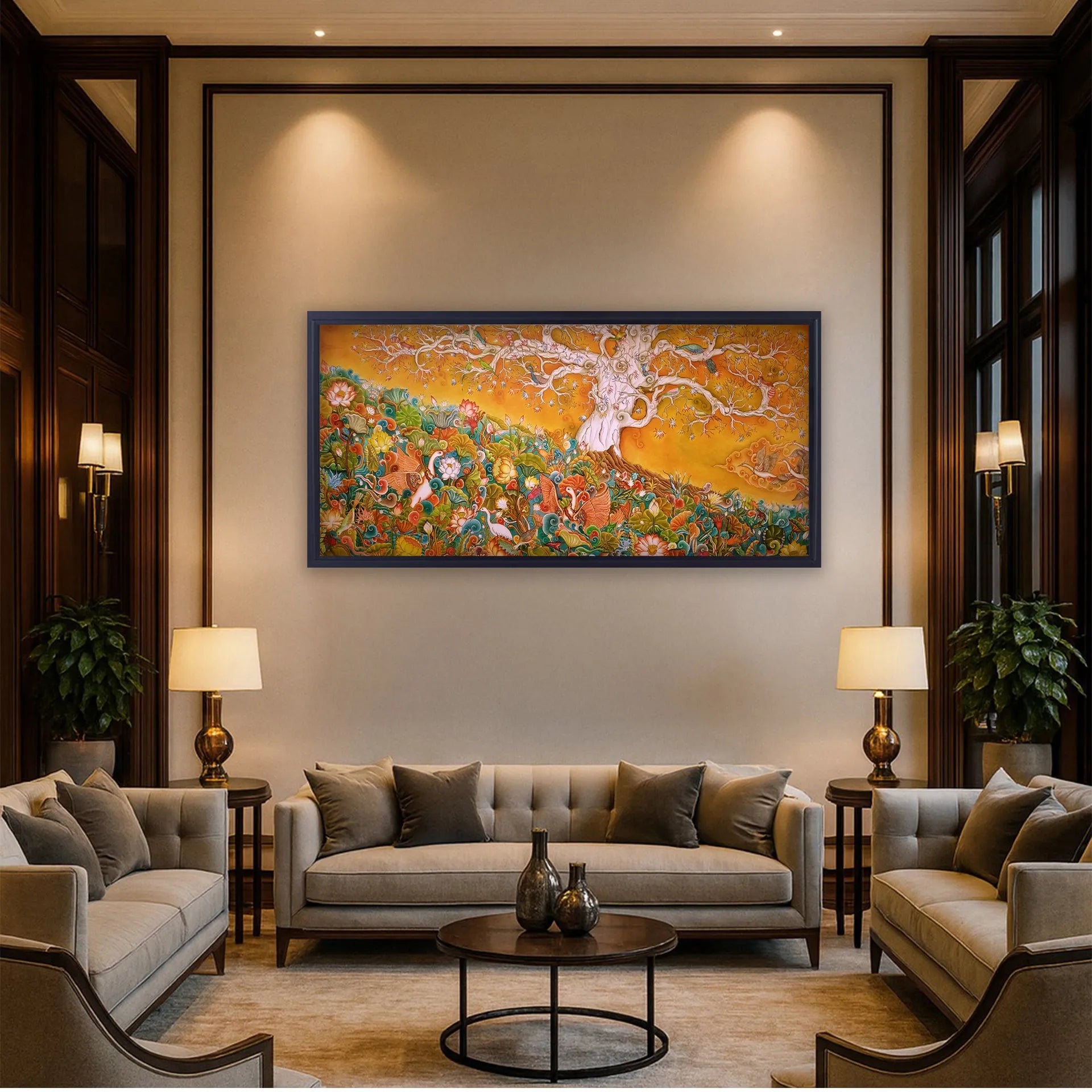 Kerala Mural - TREE OF LIFE