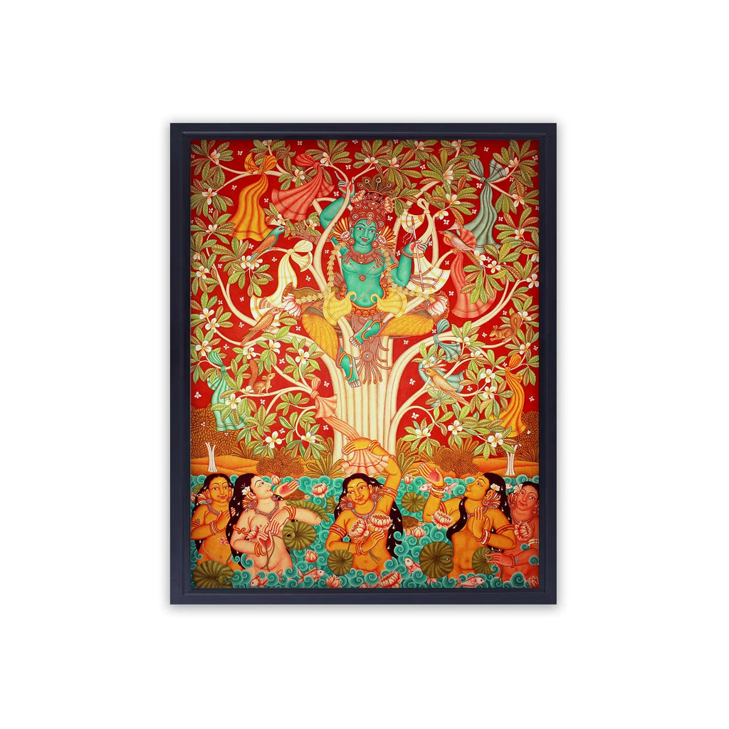 Kerala Mural - KRISHNA LEELA