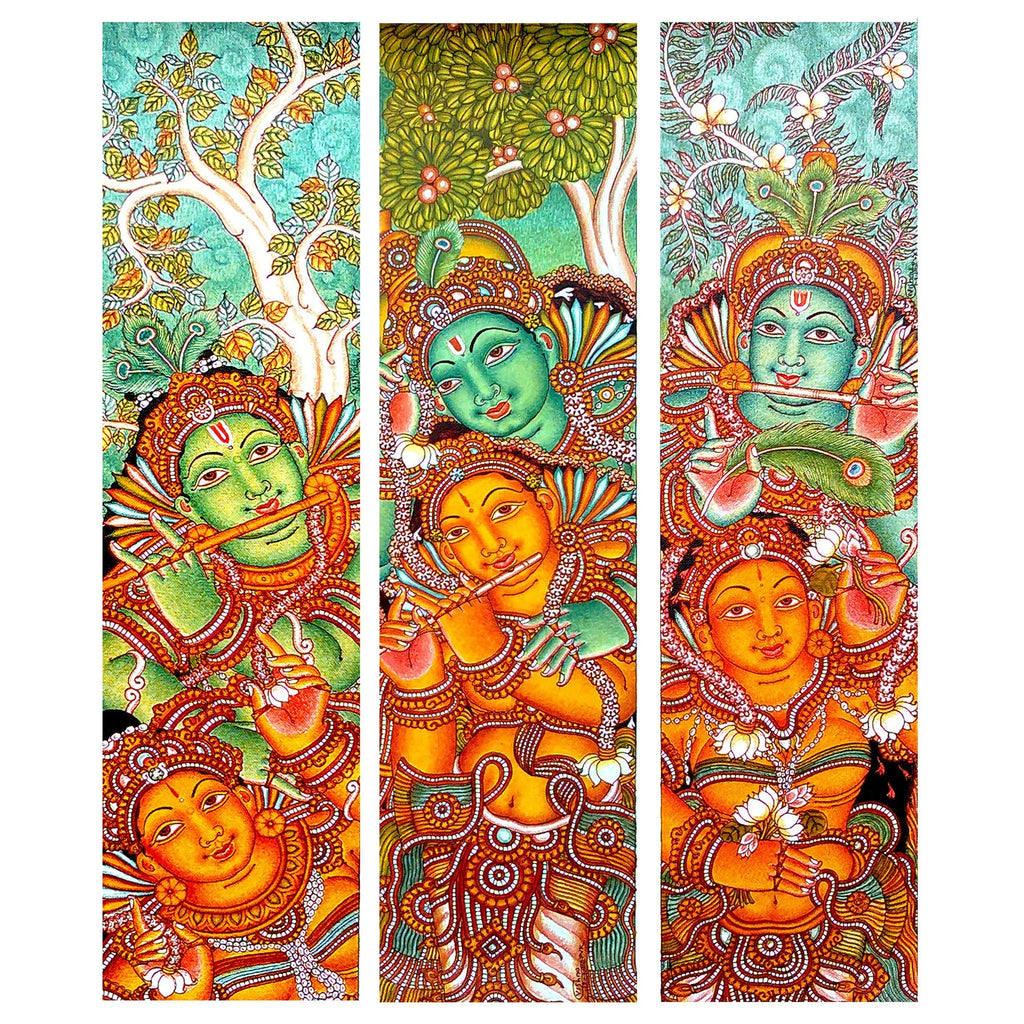 Kerala Mural - KRISHNA LEELA