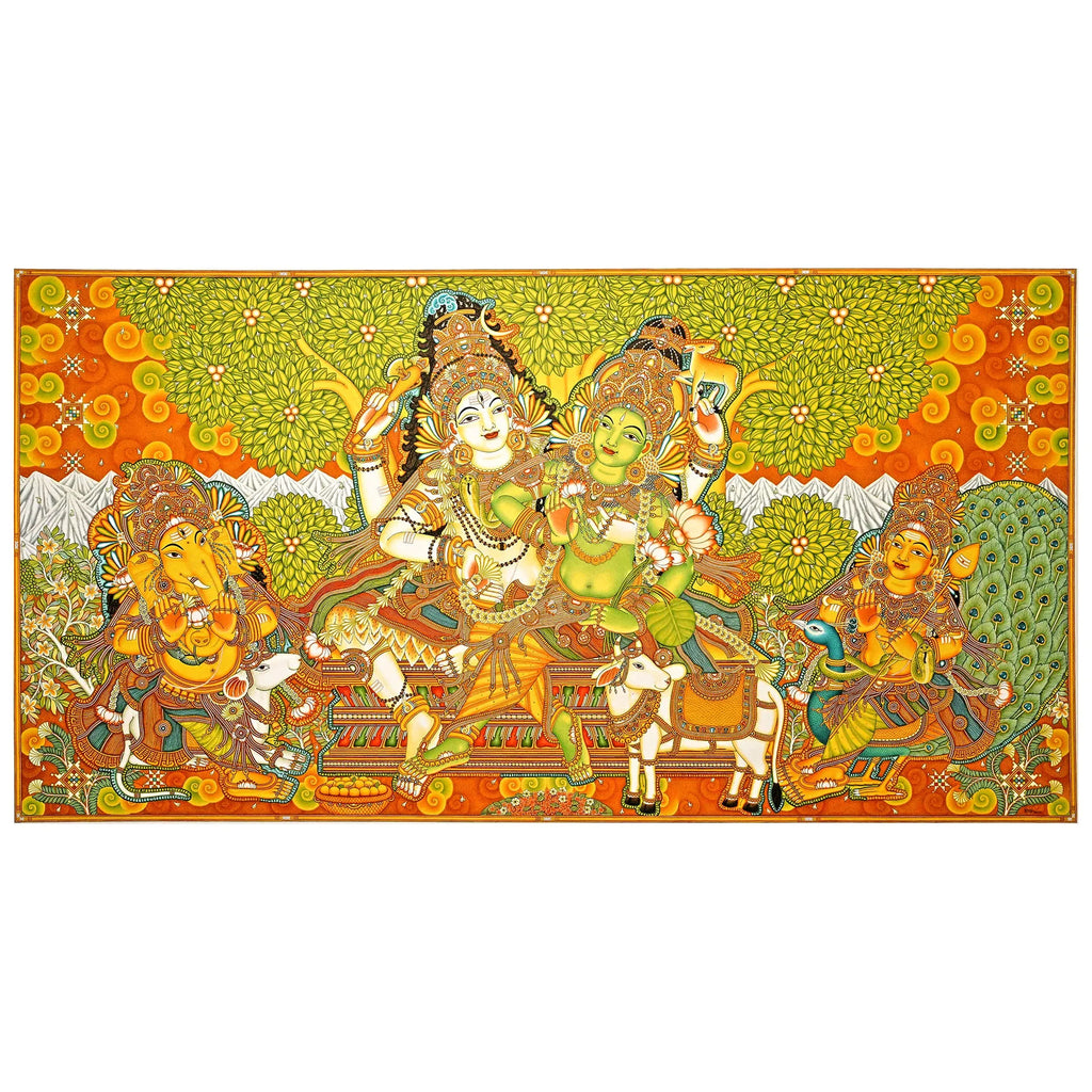 Kerala Mural - SHIVA KUDUMBAM
