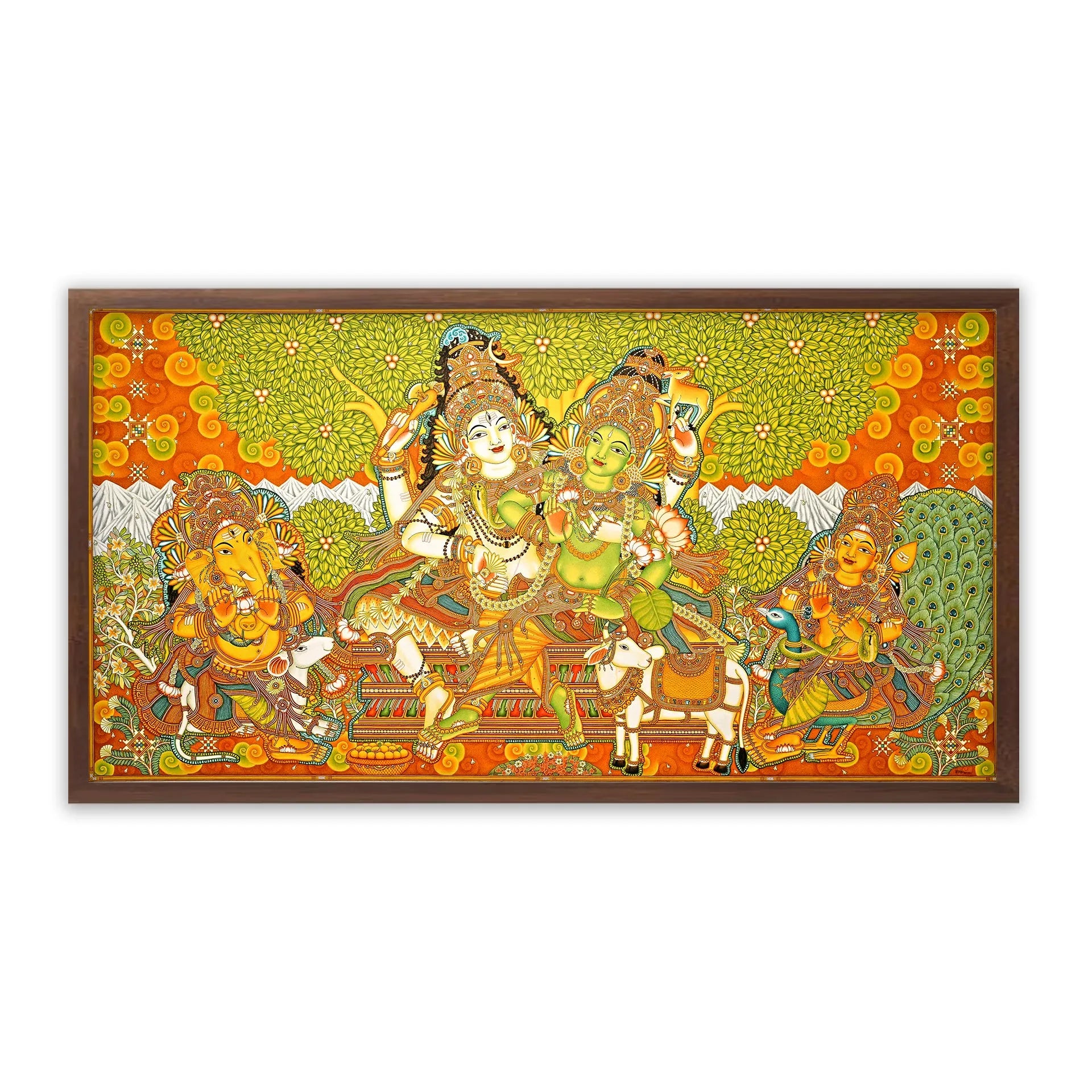 Kerala Mural - SHIVA KUDUMBAM