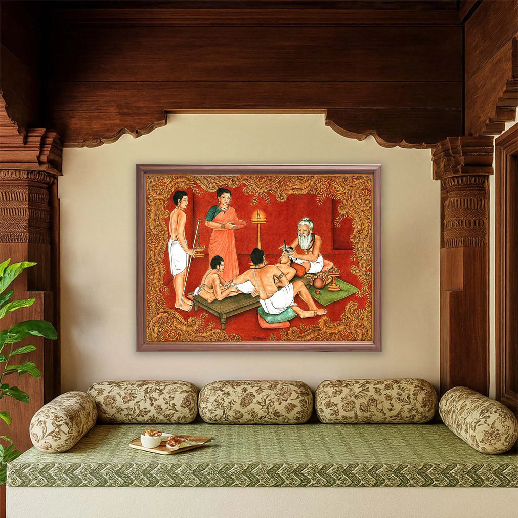 Kerala Mural - SUSRUTHA SURGERY