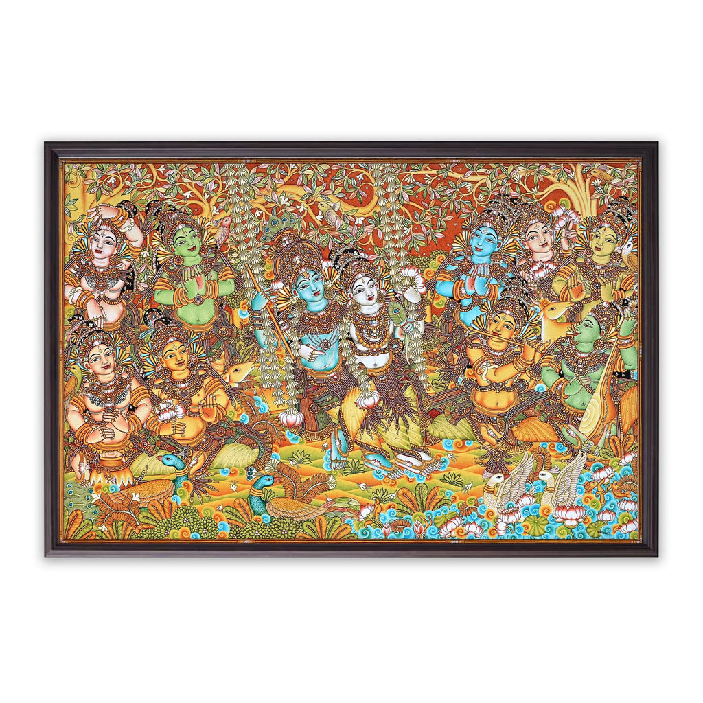 Kerala Mural - RASALEELA