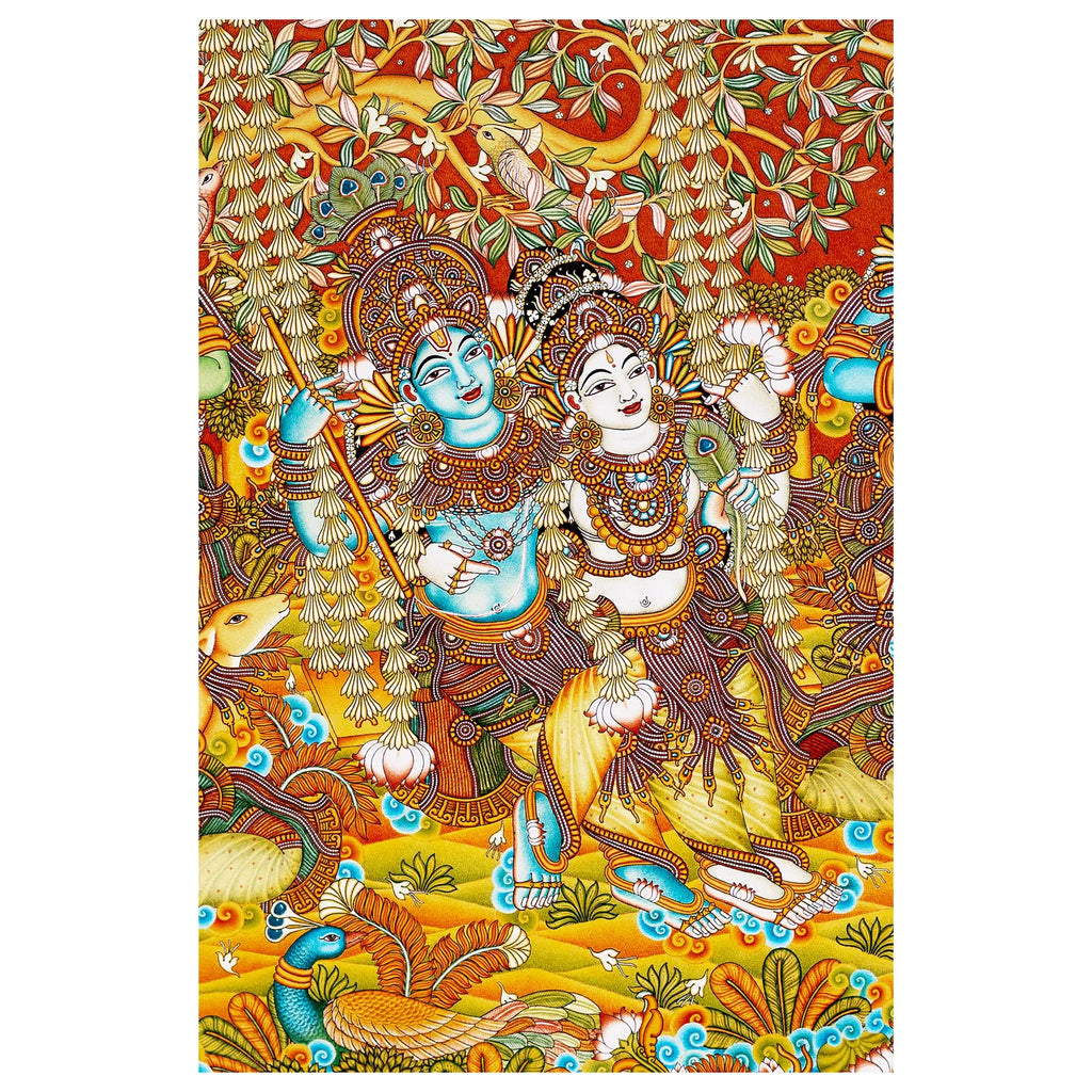 Kerala Mural - RADHA MADHAVAM