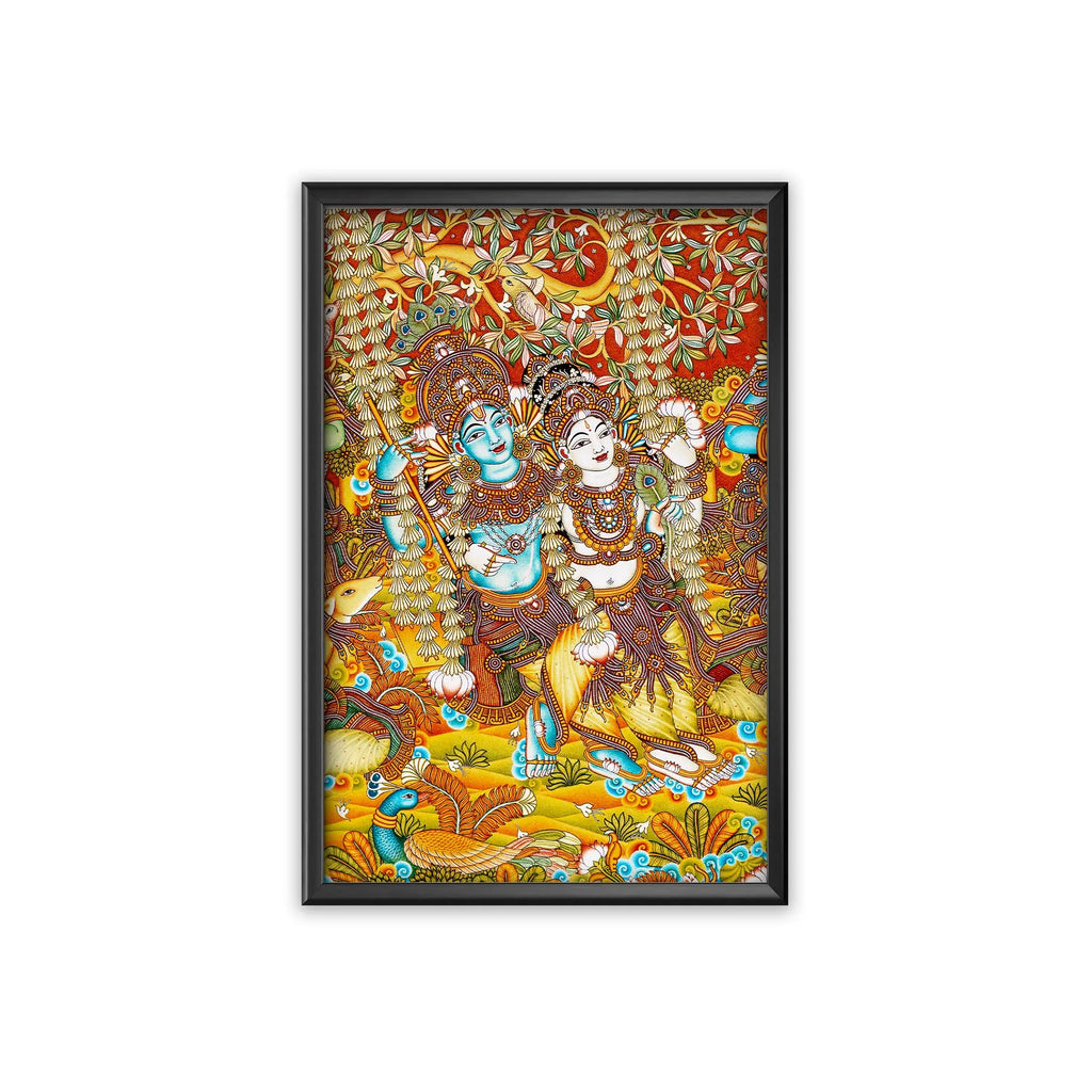 Kerala Mural - RADHA MADHAVAM