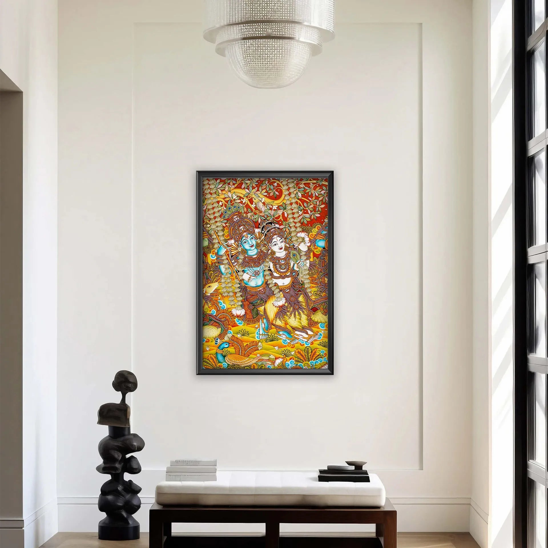 Kerala Mural - RADHA MADHAVAM