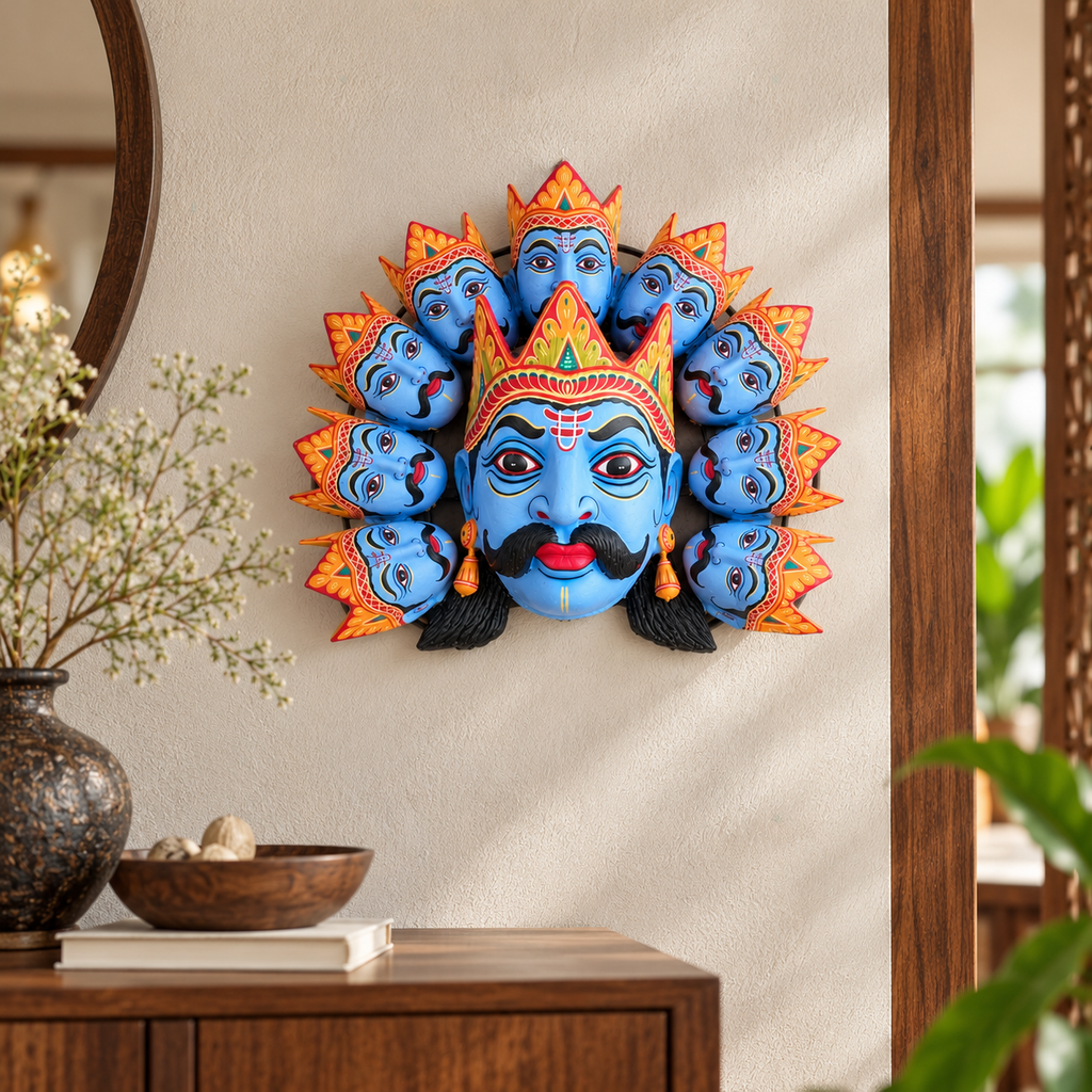 Majuli Mask - Ravana