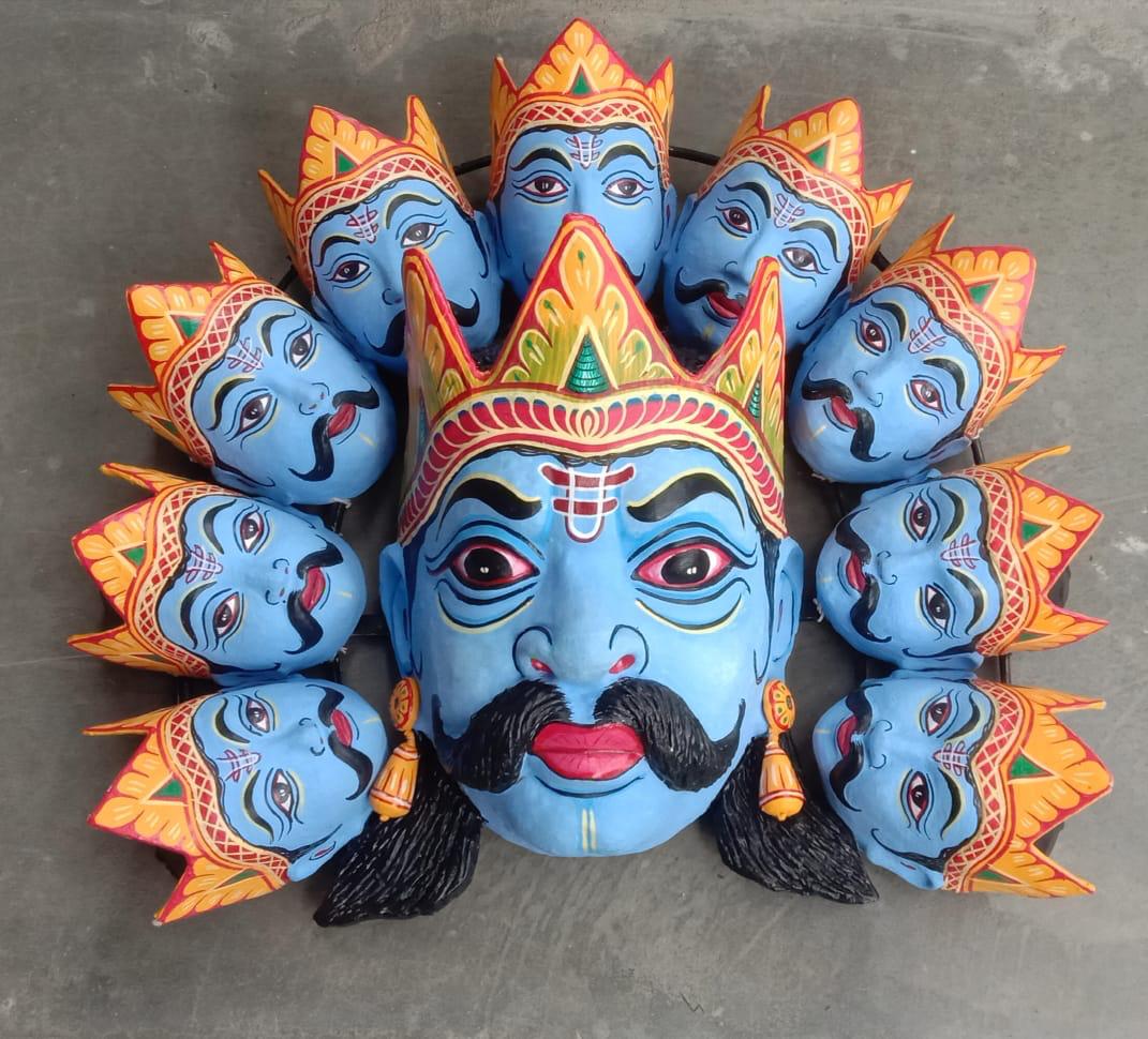 Majuli Mask - Ravana