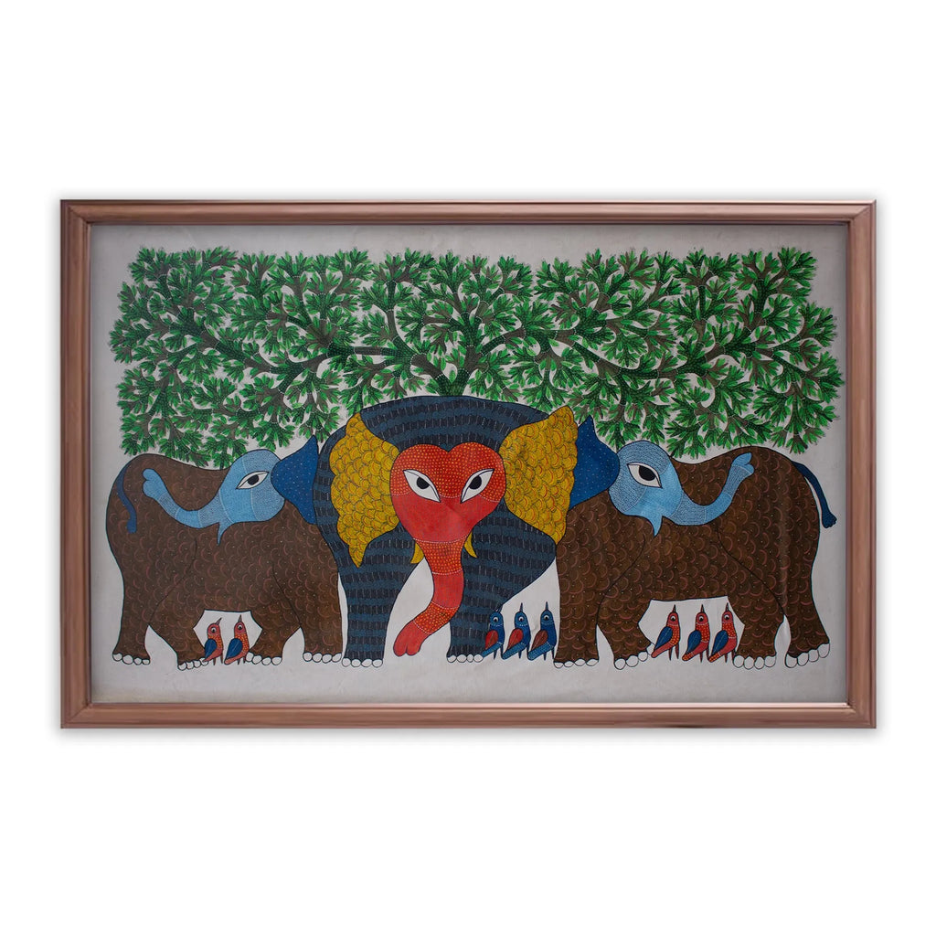 Gond - Elephant family