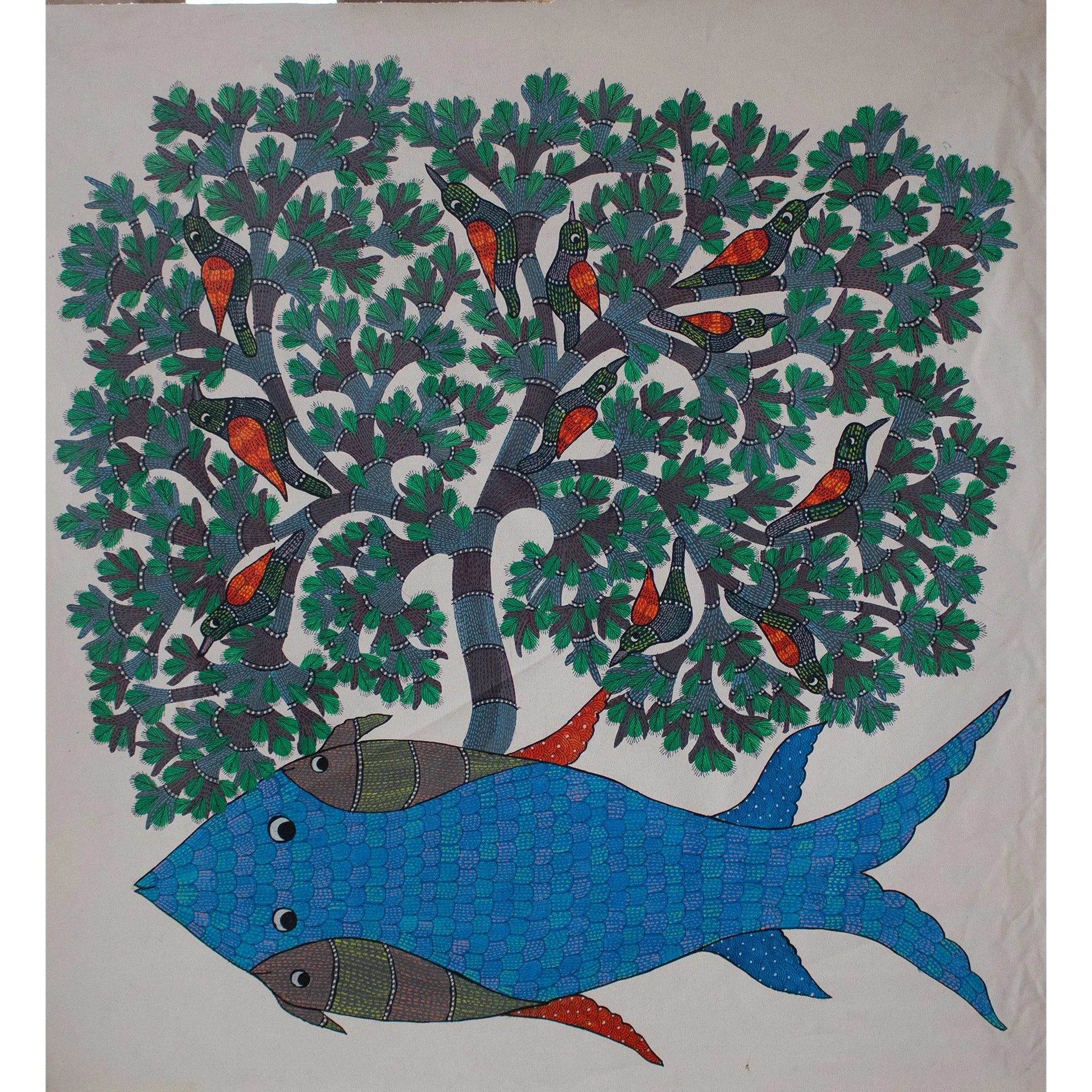 Gond - Tree of life on fish