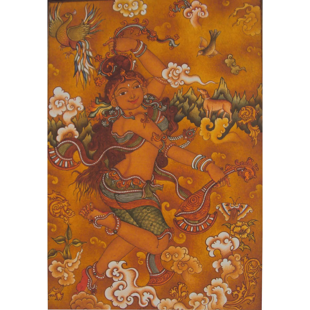Kerala Mural - Apsara
