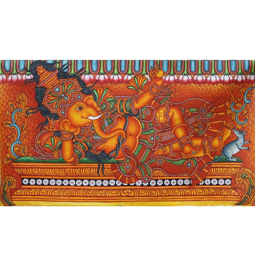 Kerala Mural - Ganesha