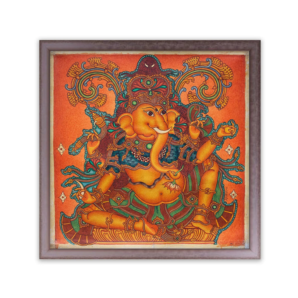 Kerala Mural - Ganesha