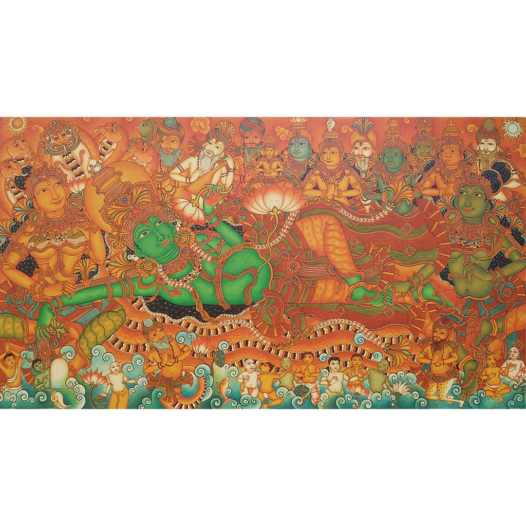 Kerala Mural - Vishnu Sena