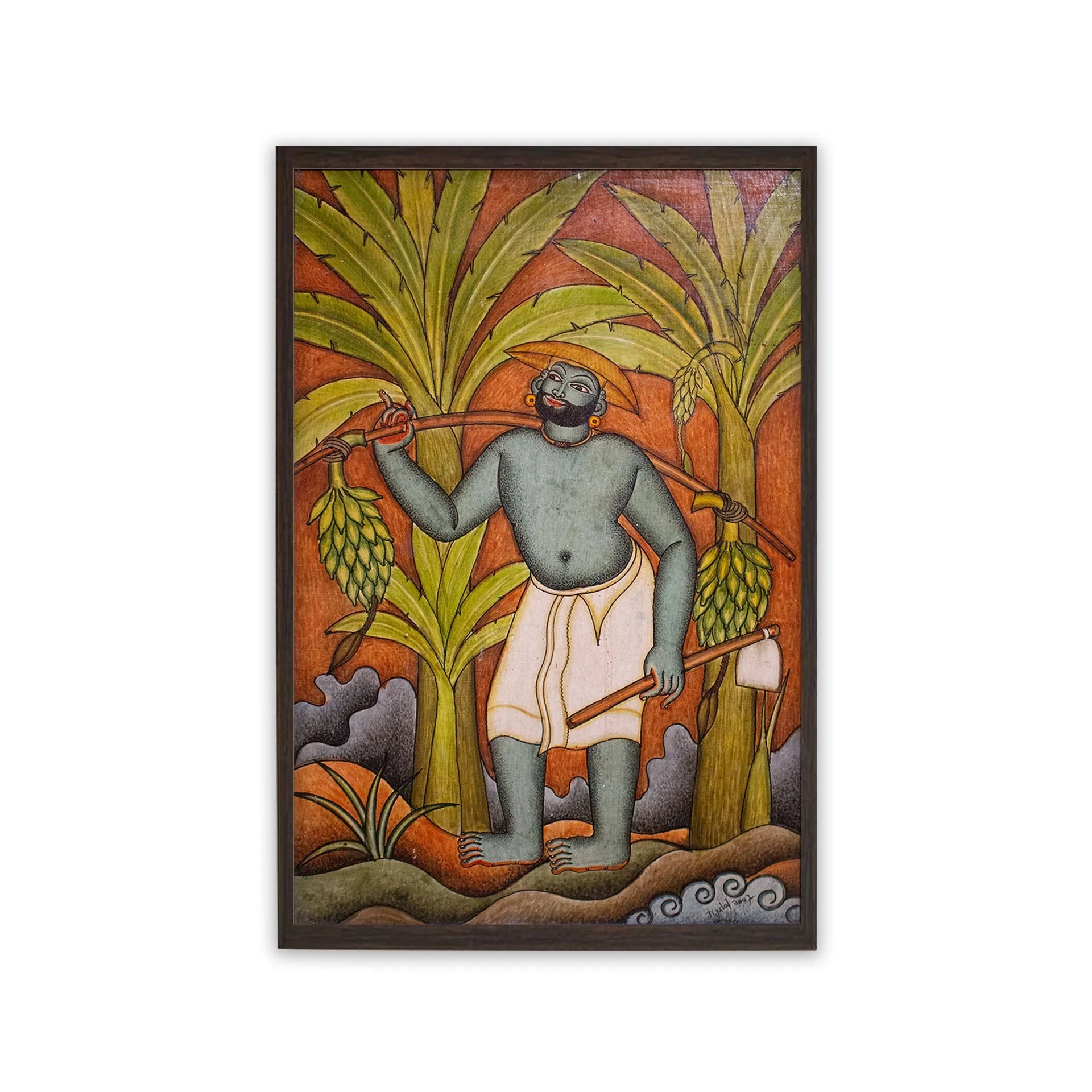 Kerala Mural - Farmer