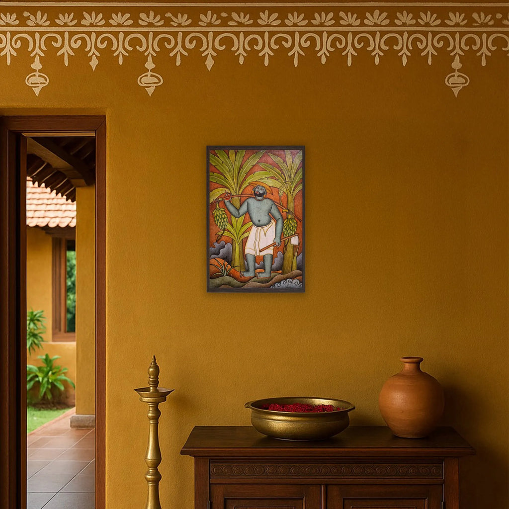 Kerala Mural - Farmer
