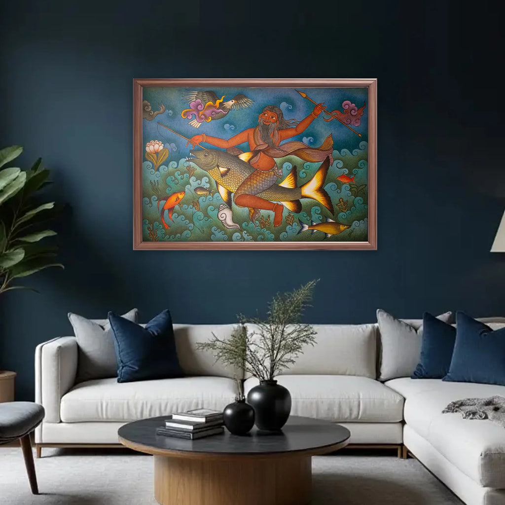 Kerala Mural - Ahankar