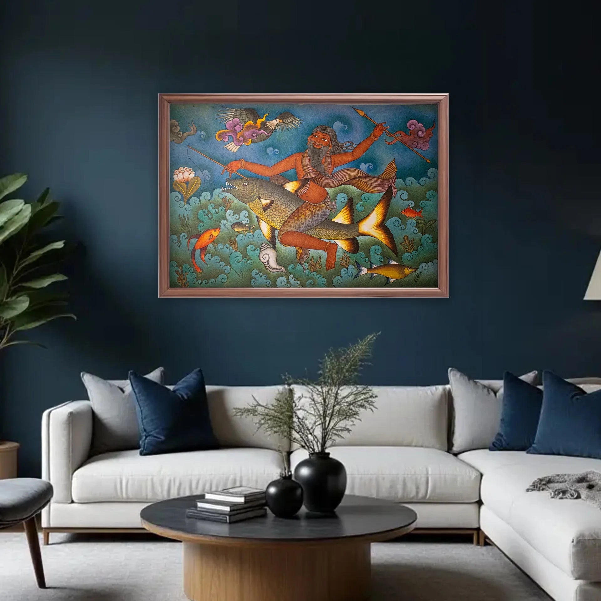 Kerala Mural - Ahankar