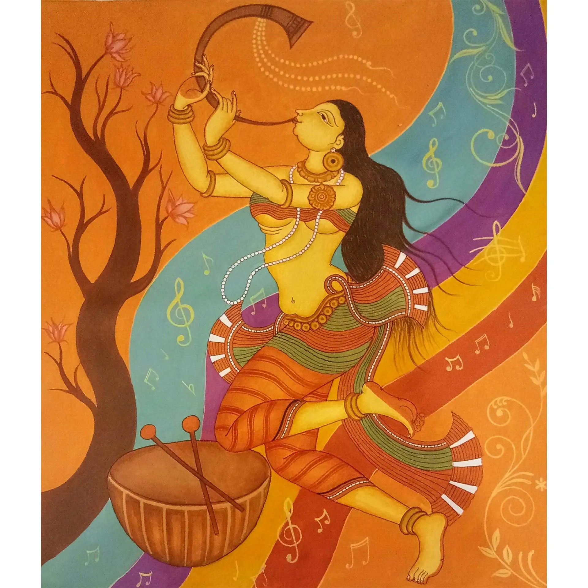 Kerala Mural - Music