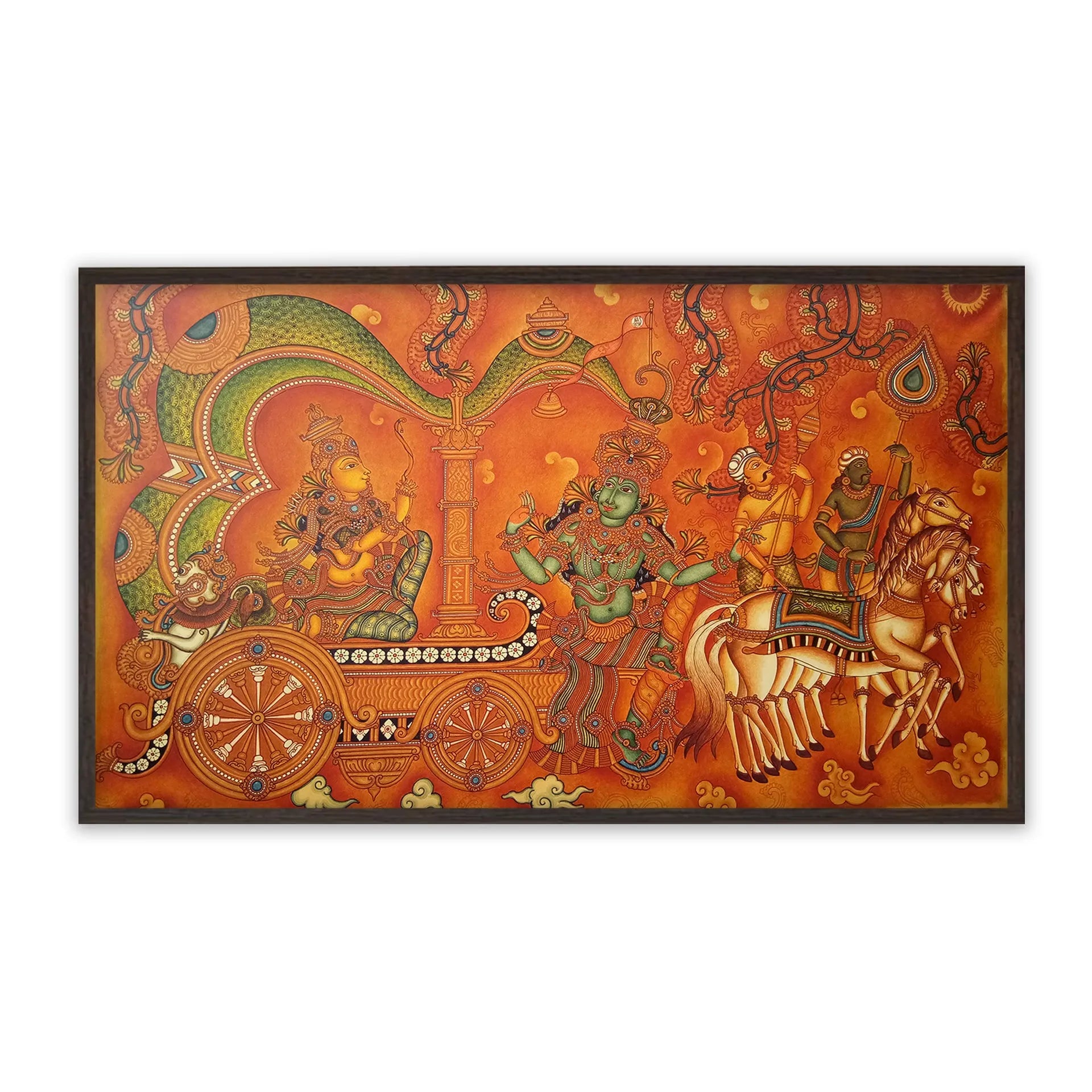Kerala Mural - Bhagwad Geeta