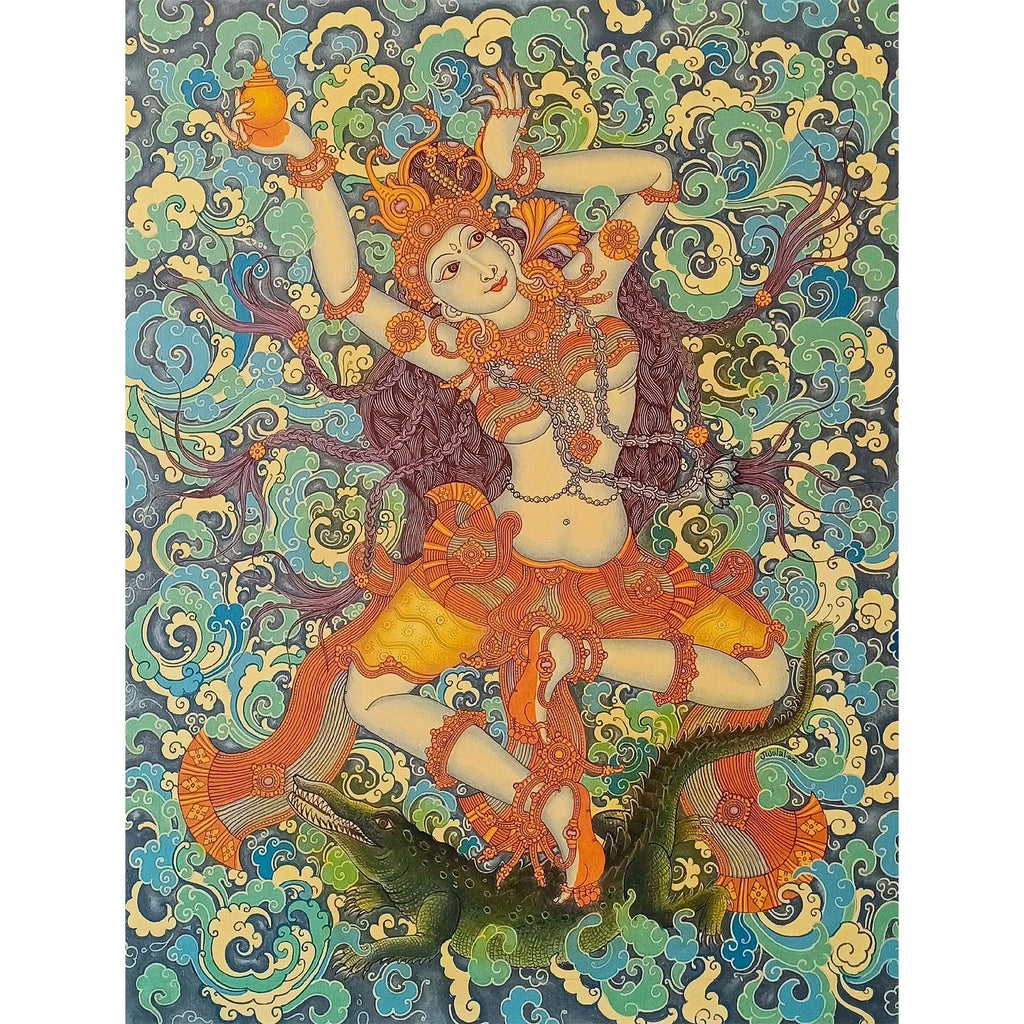 Kerala Mural - Maa Ganga