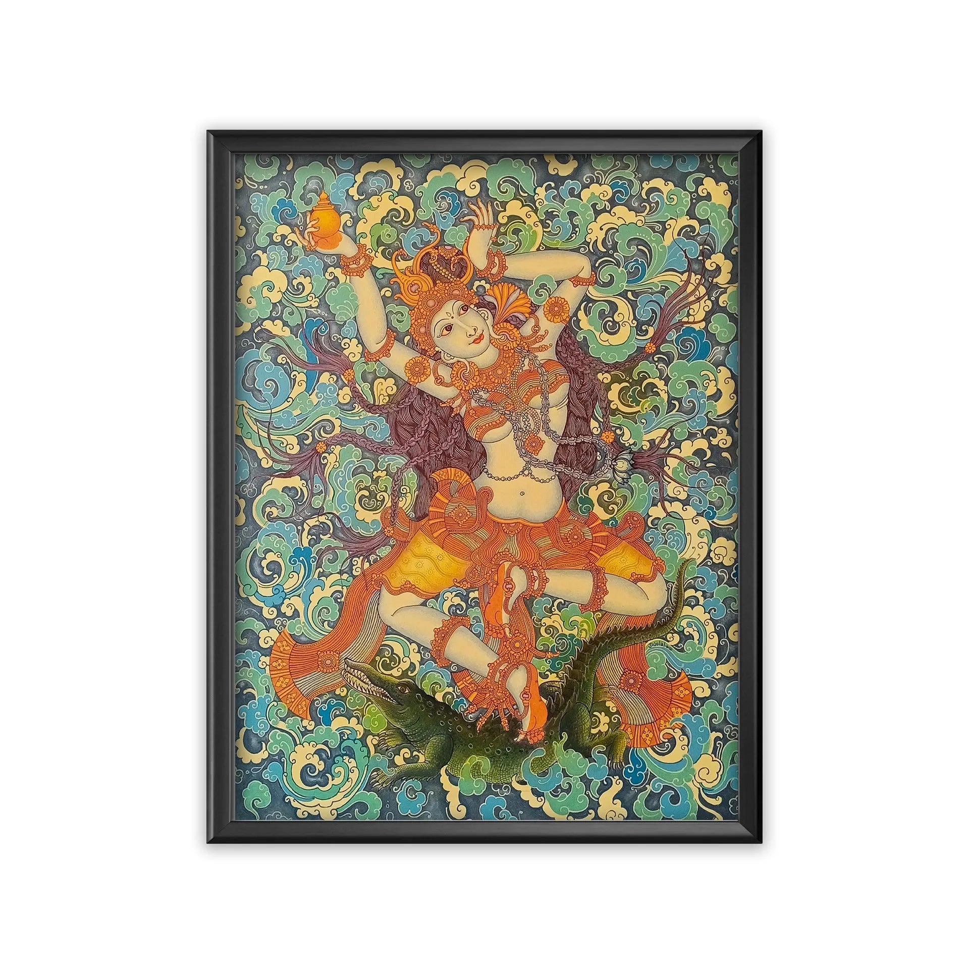 Kerala Mural - Maa Ganga