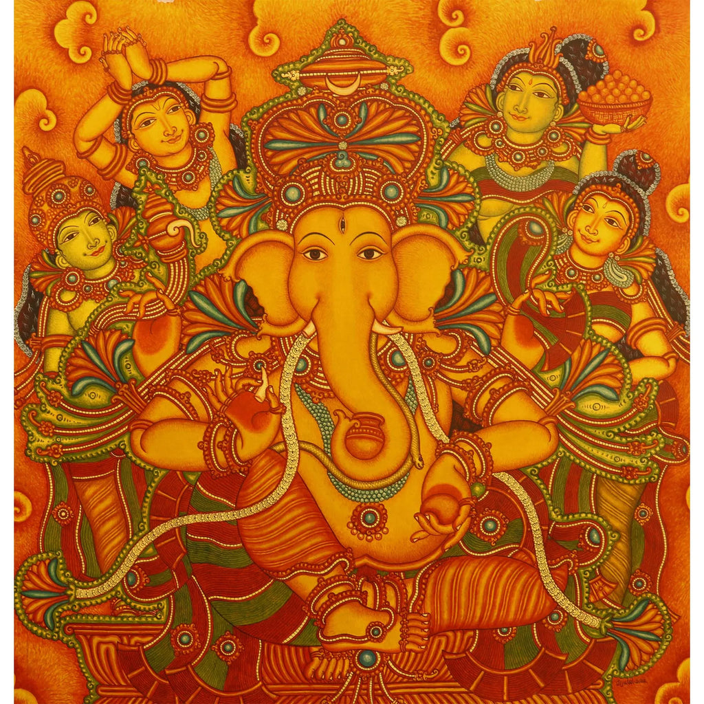 Kerala Mural - Ganesha