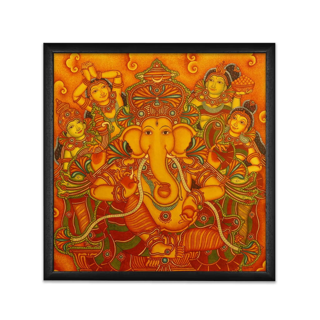 Kerala Mural - Ganesha
