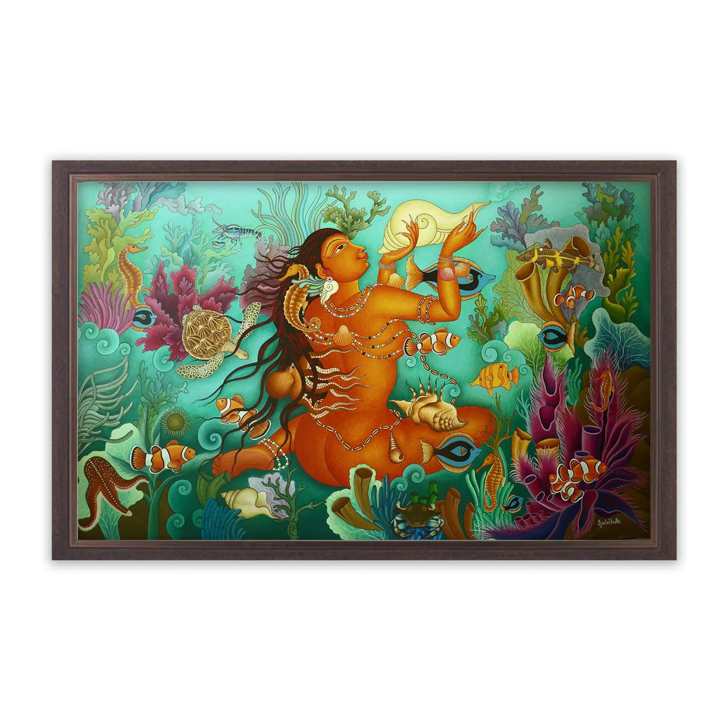 Kerala Mural - Water